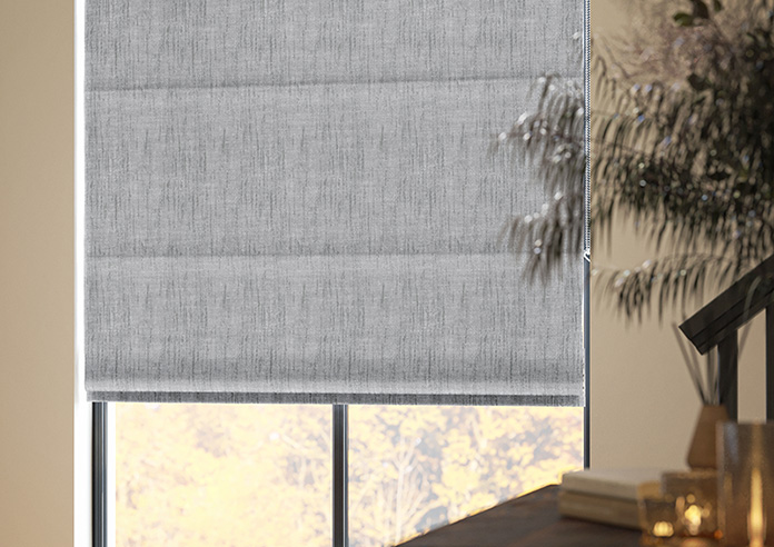 Rhea, Stainless Steel - Roman Blind - Image 5